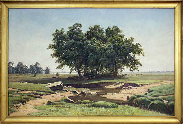 Карахан Николай Георгиевич. Копия картины Ивана Ивановича Шишкина «Дубки»